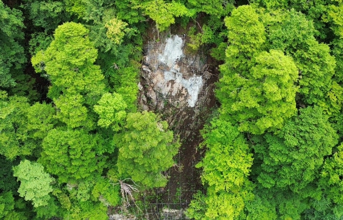 上積翠寺地区予防治山工事